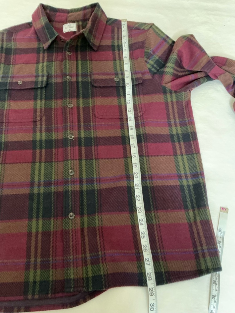7 Diamonds Soft Flannel Multi-Plaid Button-Up Long Sleeve Shirt Size XL - Picture 12 of 15